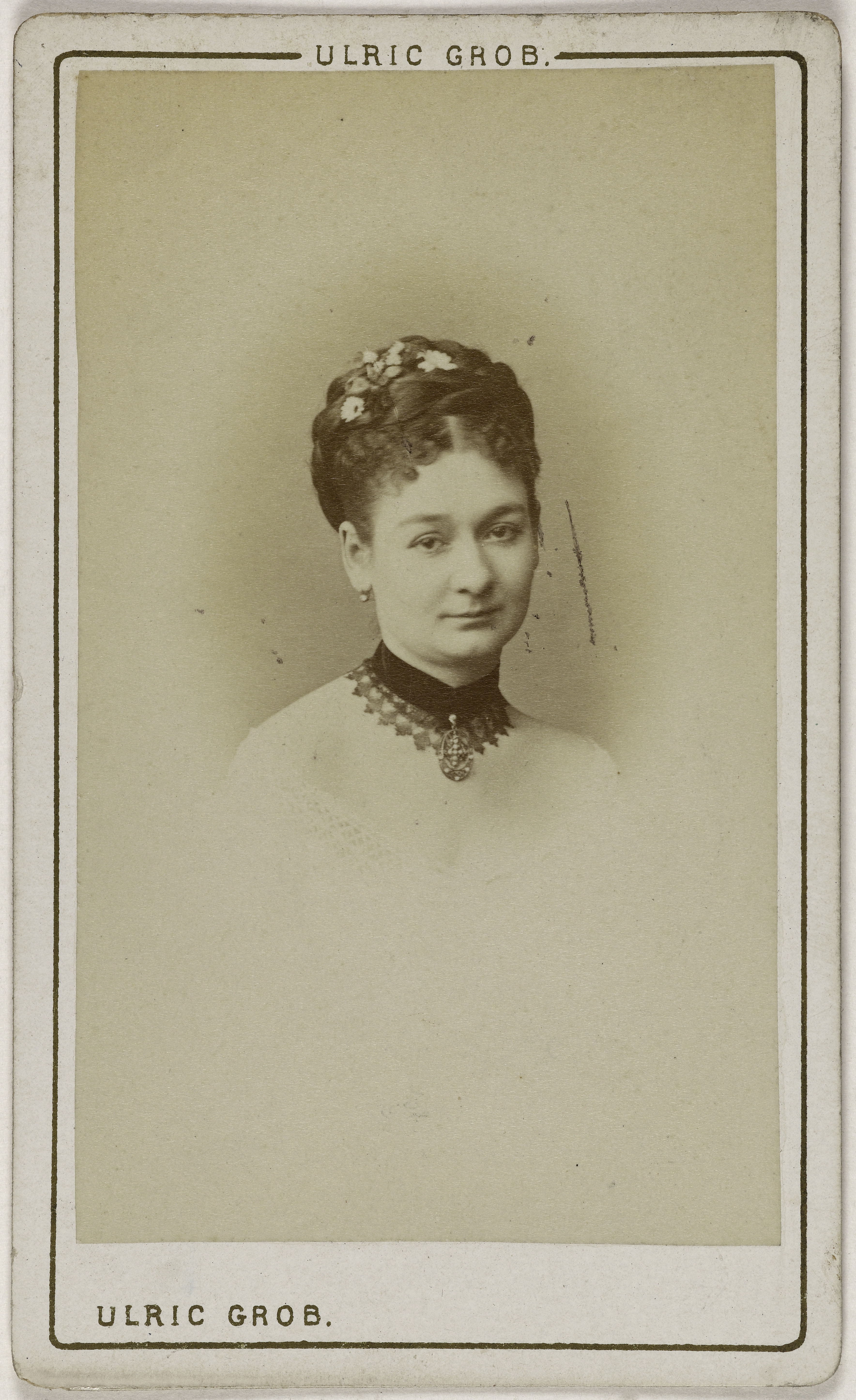 Ulric Grob, Portrait de Marie Dalby (actrice au théâtre du Gymnase)