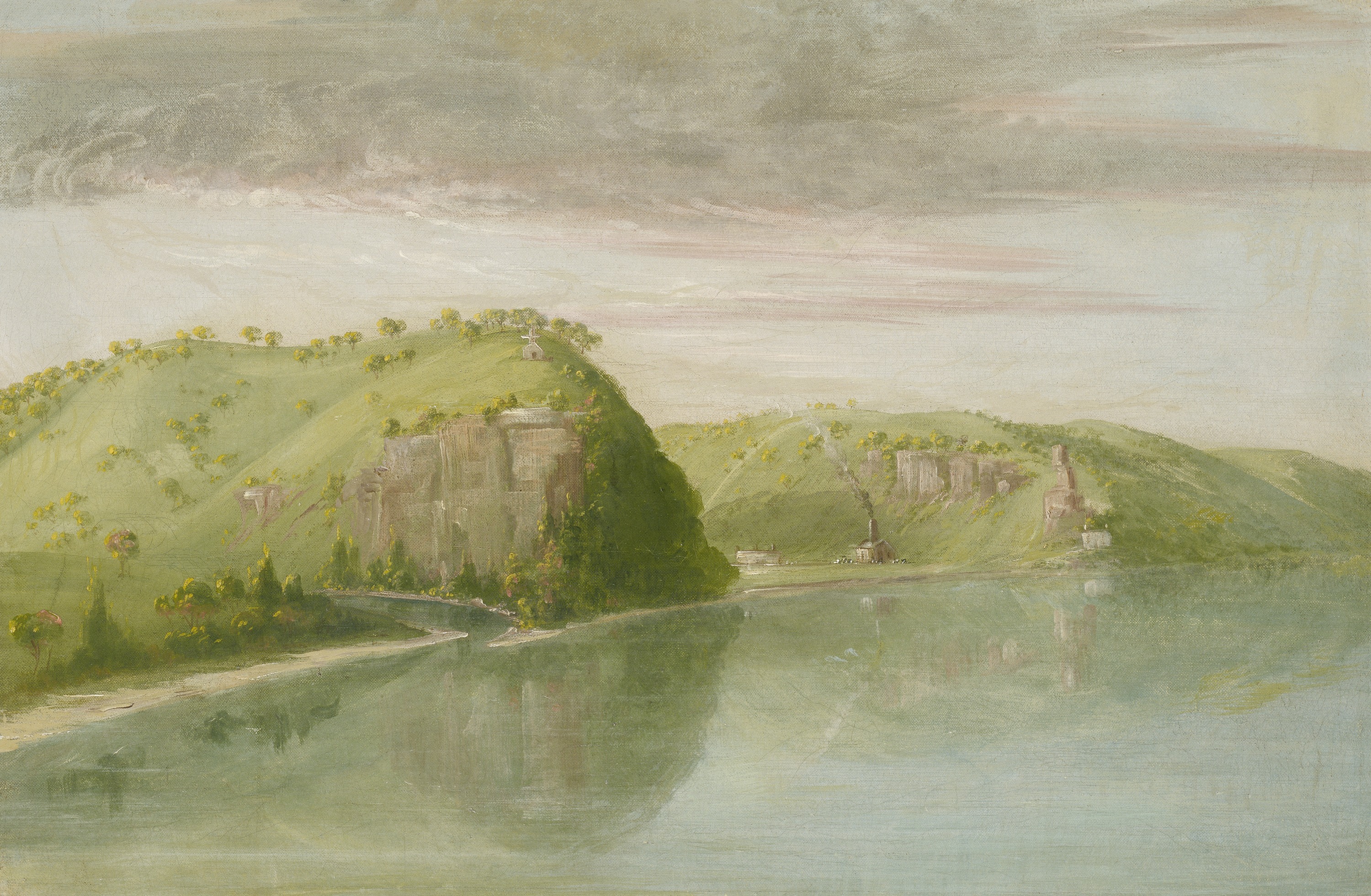 George Catlin, Dubuque's Grave, Upper Mississippi
