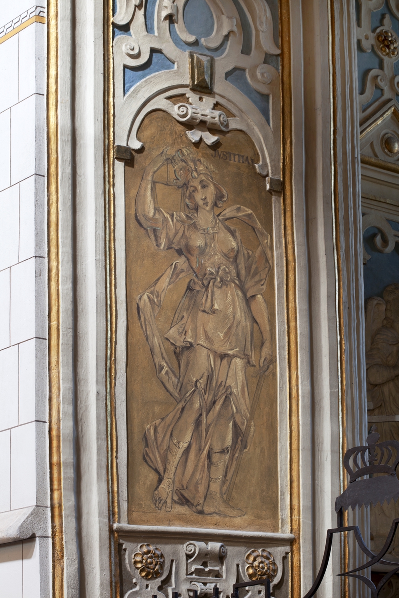Olle Norling, Rättvisan (Justitia) i Jagellonska koret, Uppsala domkyrka, Uppsala 2013