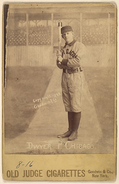 Goodwin & Company, John Francis Dwyer, Pitcher, Chicago, from the series Old Judge Cigarettes