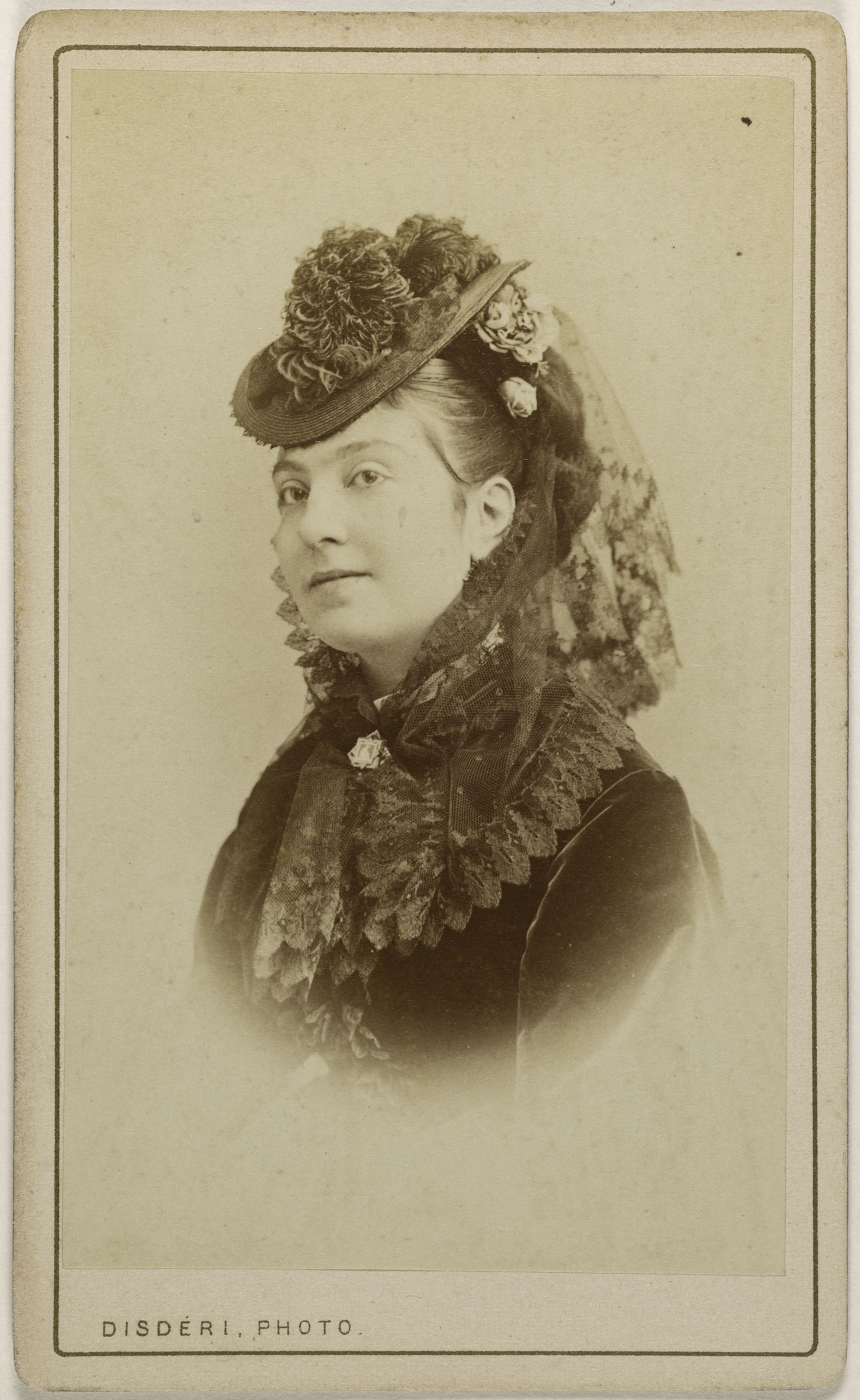 André-Adolphe-Eugène Disdéri, Portrait de Béresford, (actrice)