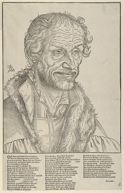 Lucas Cranach the Younger, Philip Melanchthon, Bust to the Right
