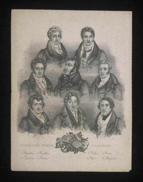 unknown, Celebrated French Composers