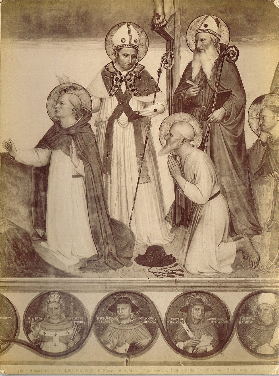 Fratelli Alinari, Fra Angelico: Die Kreuzigung (Detail), Museo di San Marco, Florenz