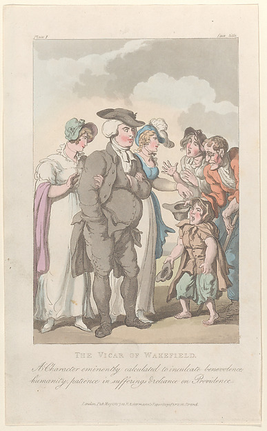 Thomas Rowlandson, Frontispiece: The Vicar of Wakefield, from "The Vicar of Wakefield"