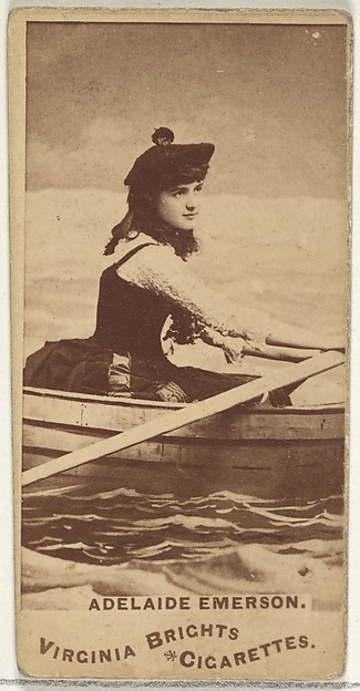 Allen & Ginter, Adelaide Emerson, from the Actors and Actresses series (N45, Type 1) for Virginia Brights Cigarettes