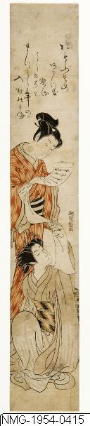 Isoda Koryusai, Träsnitt, Bildkonst, Woodblock, Woodcut, Print