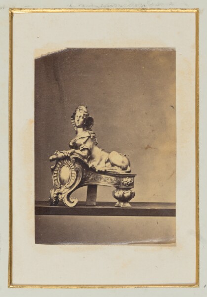 Unknown, [Small sphinx ottoman]