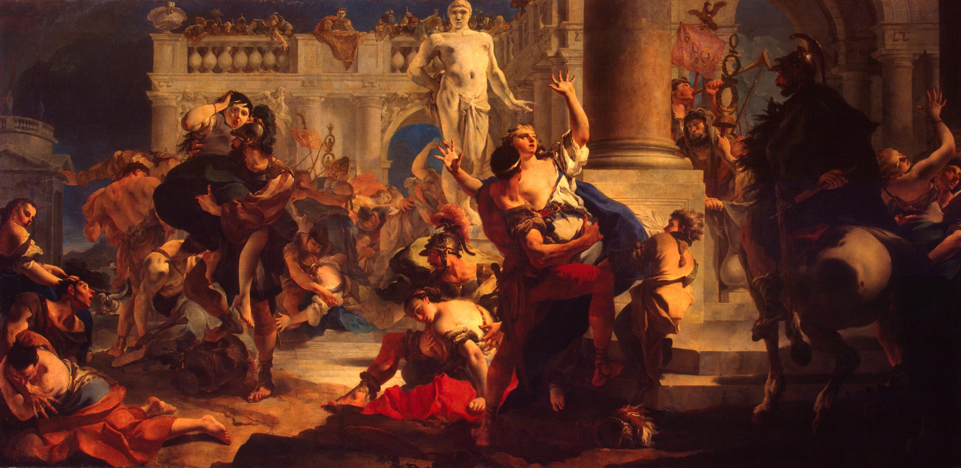 Giovanni Battista Tiepolo, Rape of the Sabine Women
