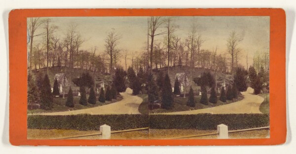 Edward and Henry T. Anthony & Co., Greenwood Cemetery. From Vine Dell, Looking Towards Ocean Hill.