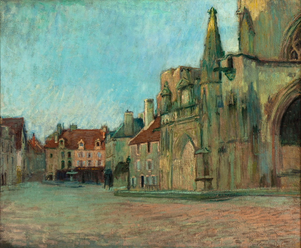 Raoul Dufy, Falaise, la place de l'église