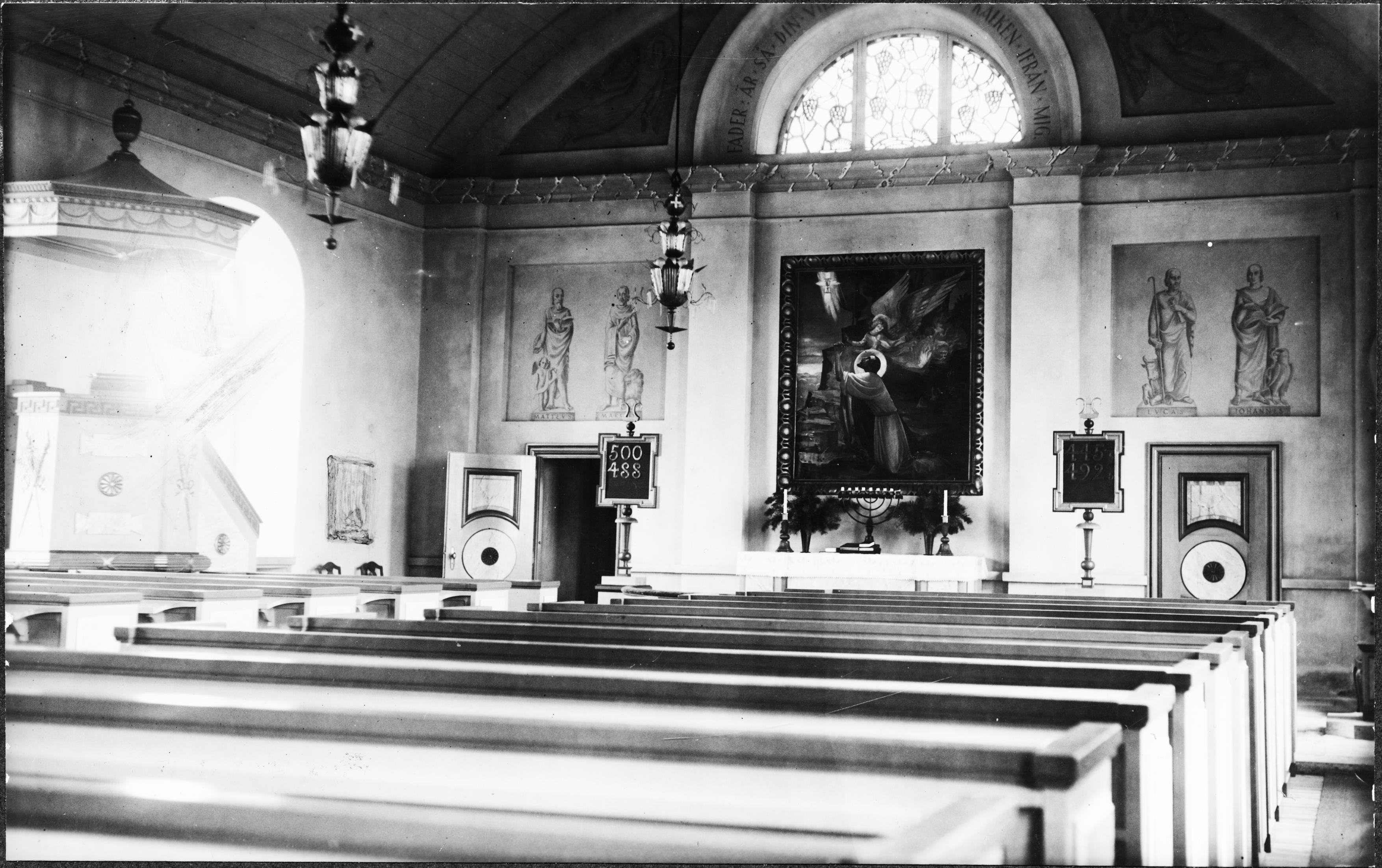 Olle Hellström, Hudene kyrka