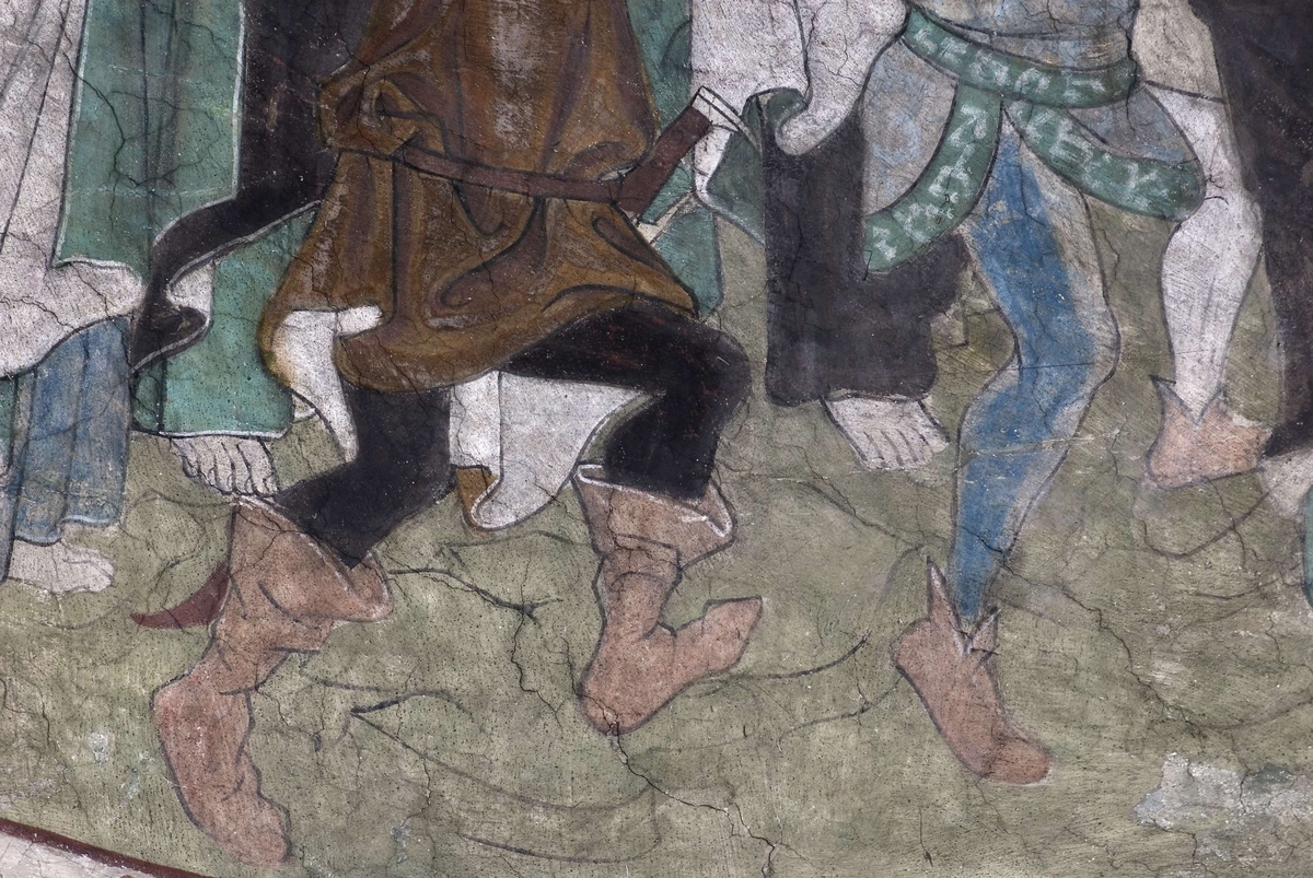 Bengt Backlund, Lime painting in Täby Church, Uppland 2009