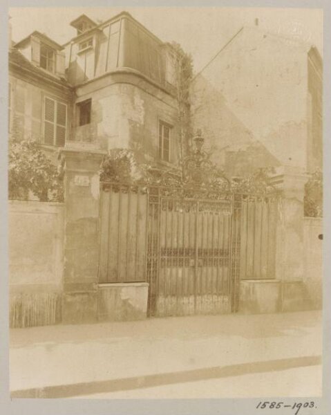 Atget, Jean-Eugène-Auguste, Wrought iron gate, St Denis, Paris, France