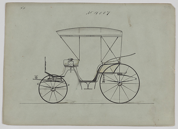 Brewster & Co., Design for Park Phaeton, no. 4007