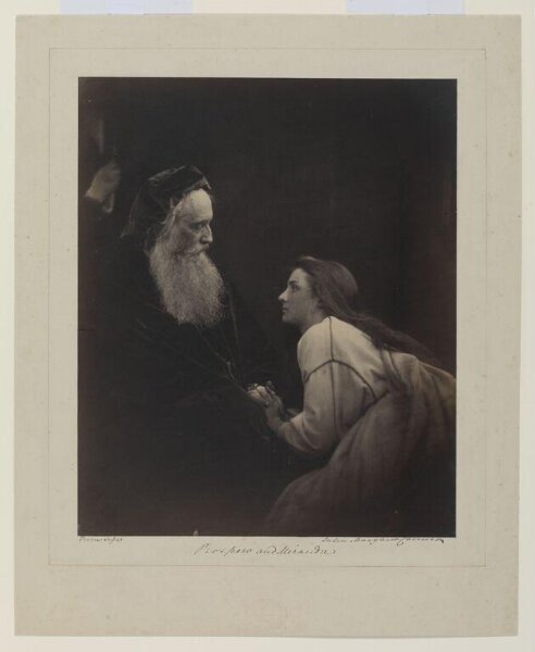 Cameron, Julia Margaret, Prospero and Miranda