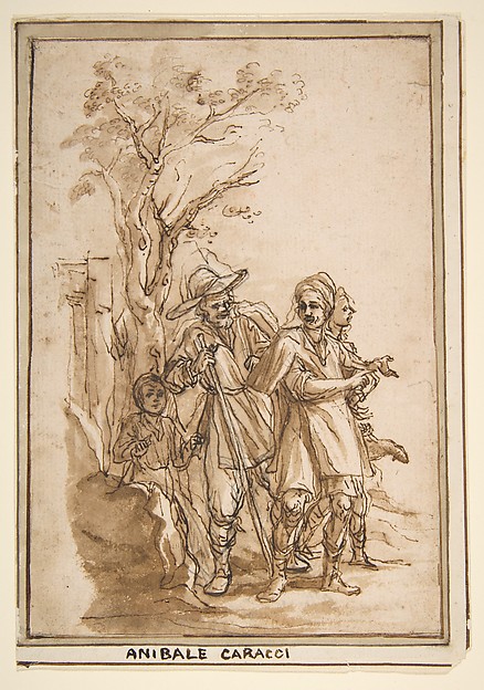 Alessandro Tiarini, Travelers on a Road