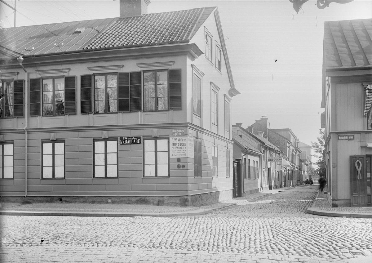Alfred Dahlgren, Bäverns gränd - Kungsängsgatan, Kungsängen, Uppsala 1901 - 1902