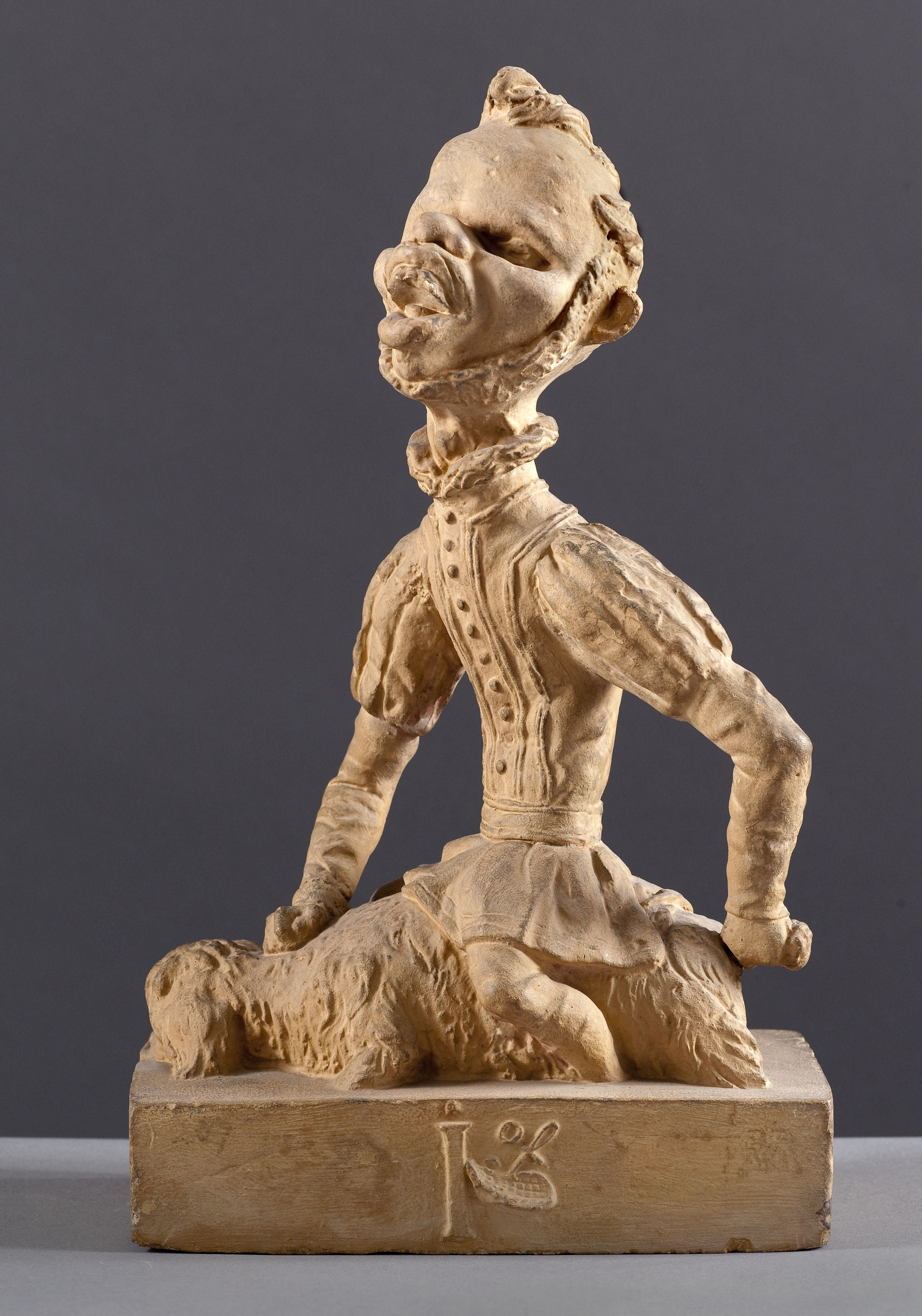Jean Pierre Dantan, Portrait-charge de Nicolas Ivanhoff (1809-1880), chanteur lyrique russe