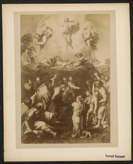 Raffaello Sanzio, Transfiguration (Verklärung Christi), Vatikanische Museen, Rom: Ansicht des Gemäldes von Raffael