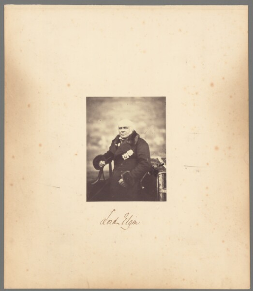 Felice Beato, Portrait of Lord Elgin, Plenipotentiary and Ambassador, Who Signed the Treaty