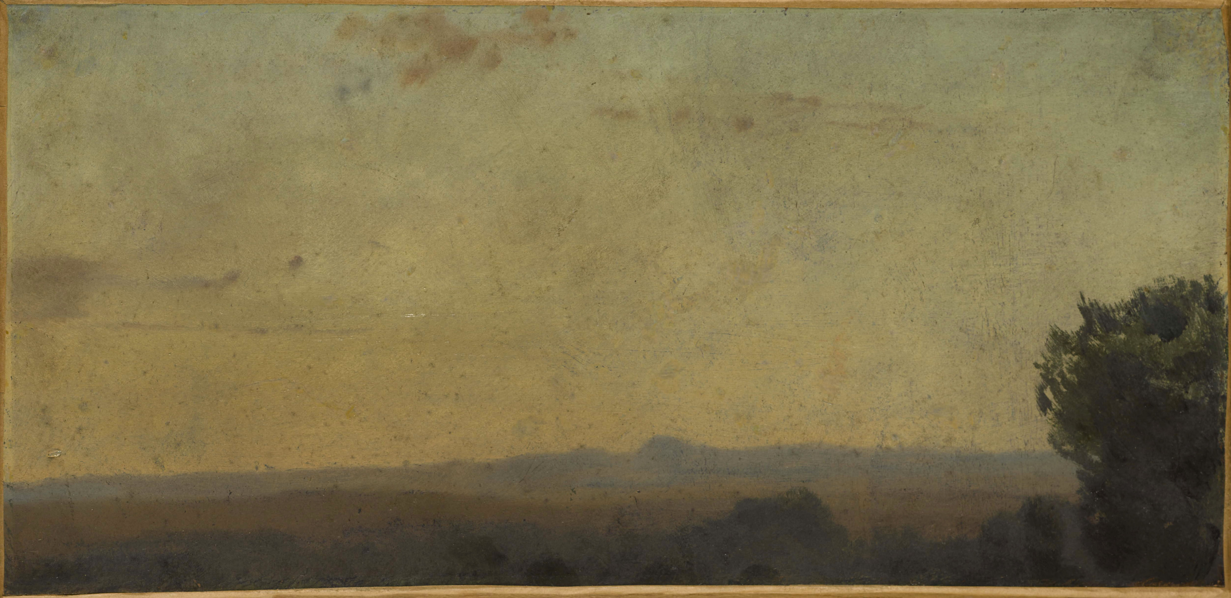 Jean-Jacques Henner, Paysage d'Italie