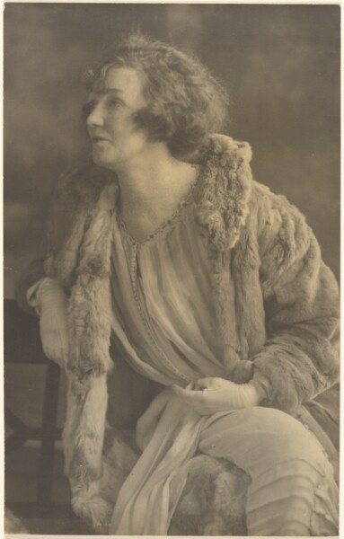Louis Fleckenstein, [Portrait of a Woman in Furs]