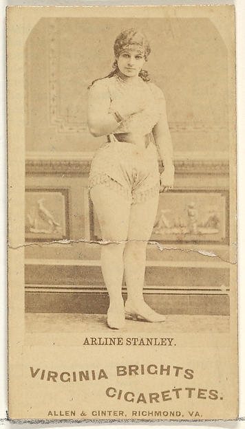 Allen & Ginter, Arline Stanley, from the Actors and Actresses series (N45, Type 1) for Virginia Brights Cigarettes
