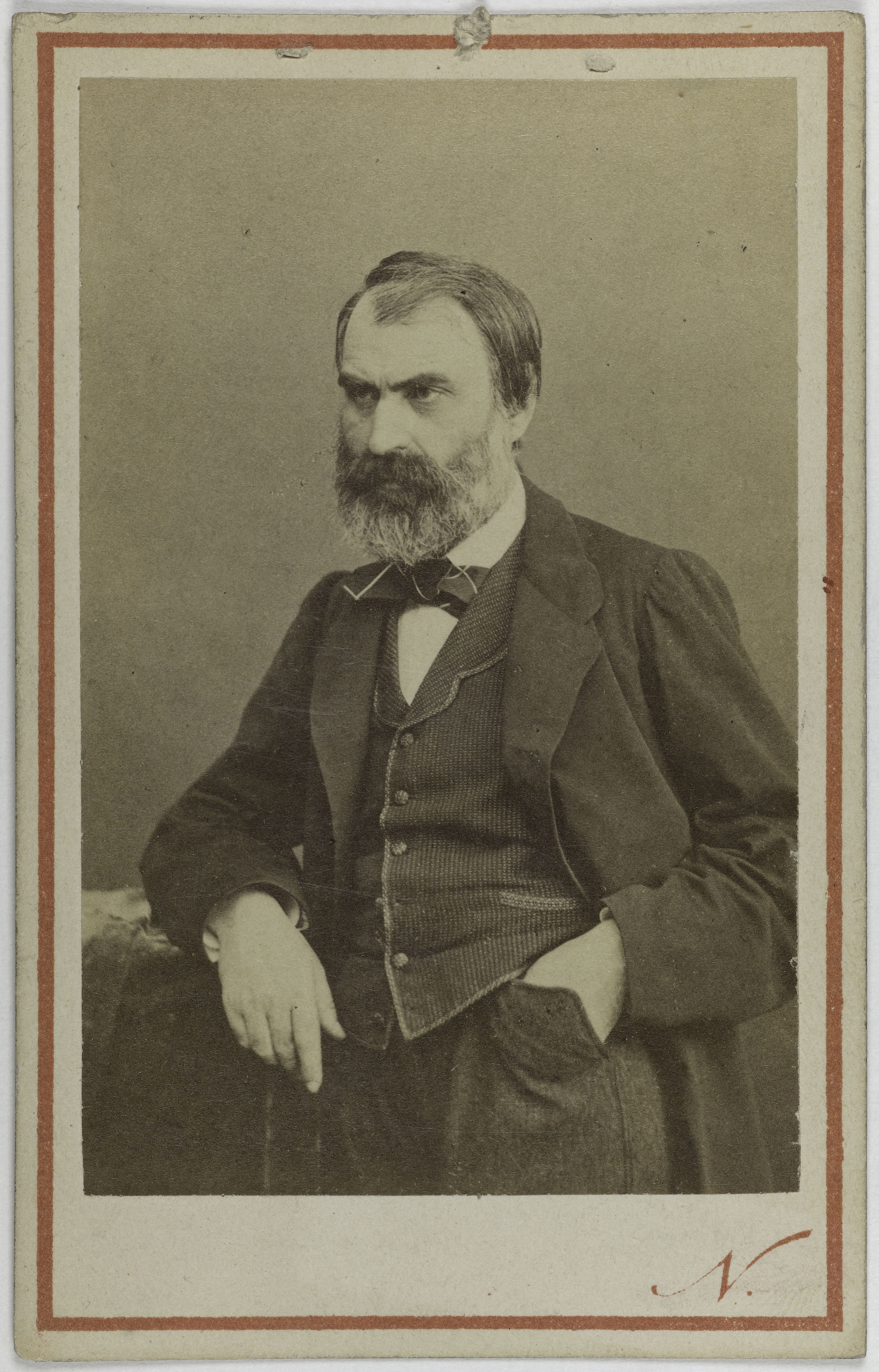 Atelier Nadar, Portrait de Pelletan Eugène, (1813-1884), (écrivain, sénateur, homme politique, membre du gouvernement en 1870)