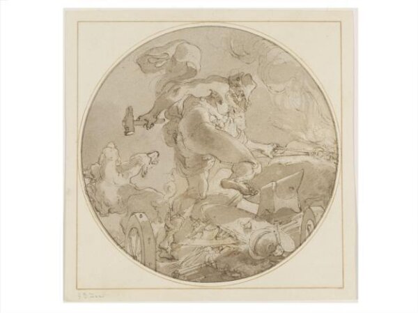 Gaetano Gandolfi, Vulcan at his forge