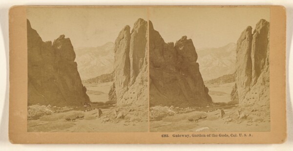 Benjamin West Kilburn, Gateway, Garden of the Gods, Colorado U.S.A.