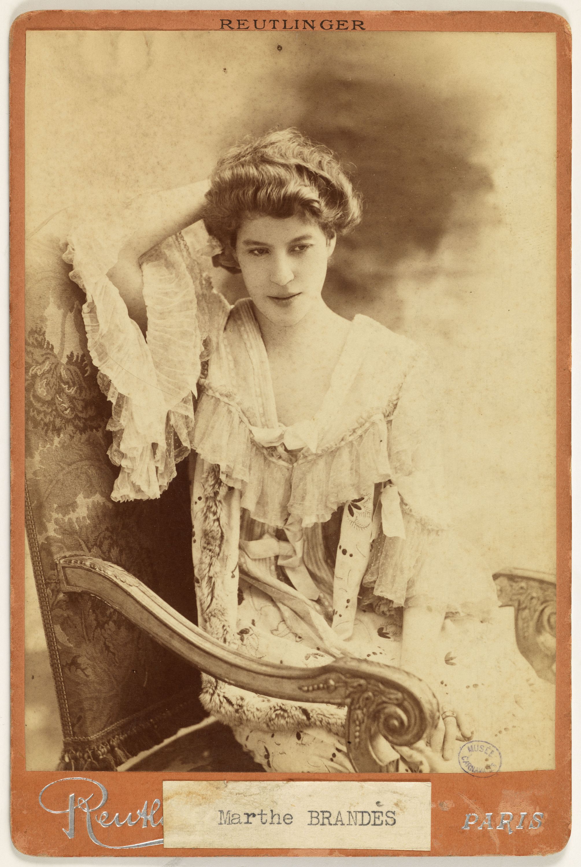 Charles Reutlinger, Portrait de Brandès (Marthe Brunschwig dite), 1862-1930, actrice