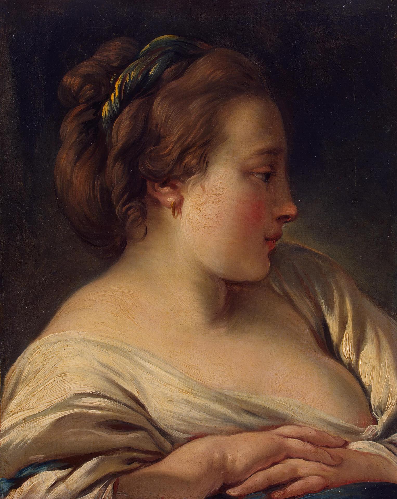 François Boucher, Head of a Young Girl