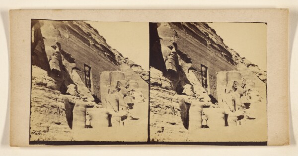 Francis Frith, [The great Rock Temple at Abou Sambel]