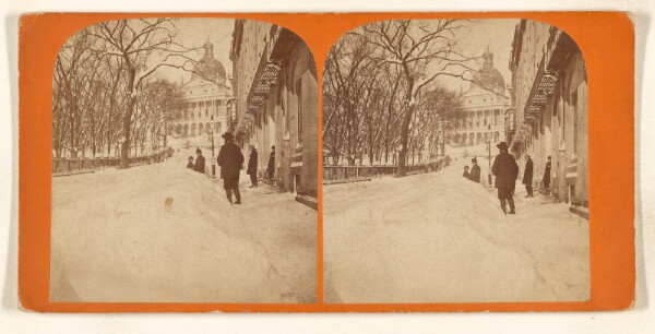 John B. Heywood, Winter Scene in Park Street. [Boston, Mass.]
