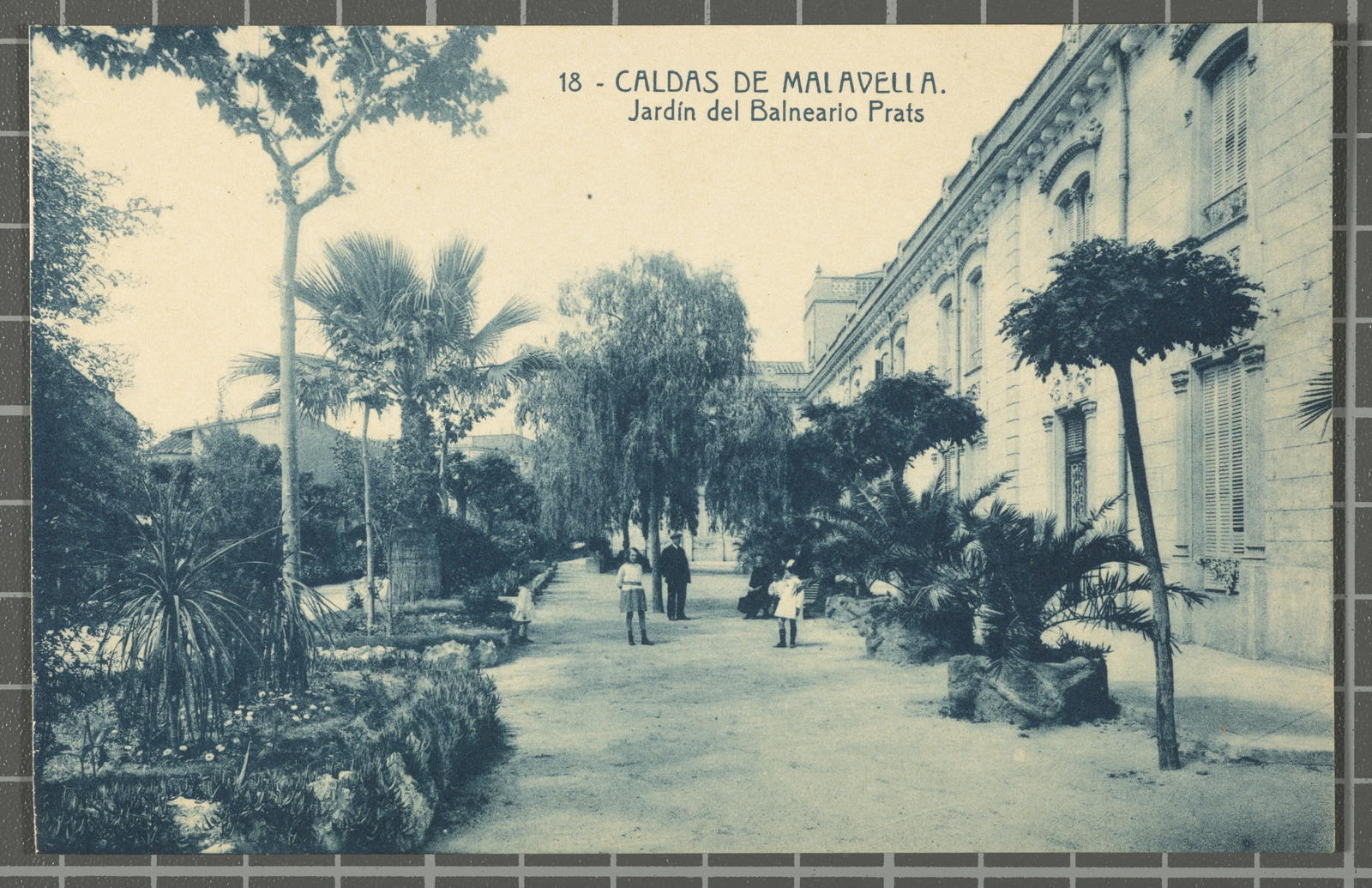Desconegut, 18 - Caldas de Malavella. Jardín del Balneario Prats