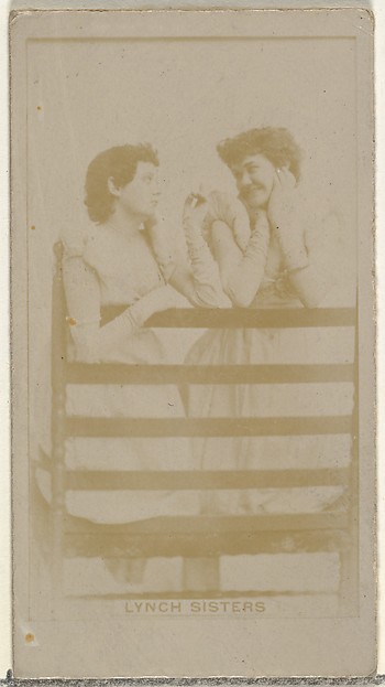W. Duke, Sons & Co., Lynch Sisters, from the Actors and Actresses series (N145-8) issued by Duke Sons & Co. to promote Duke Cigarettes