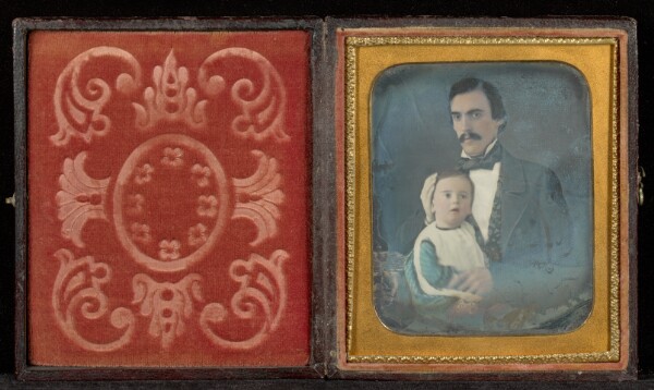 Unknown, [Portrait of Man and Child]