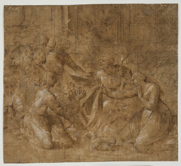 Polidoro da Caravaggio, Hyrdernes tilbedelse