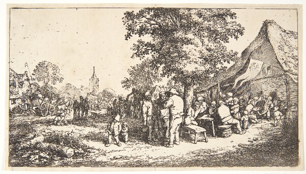 Adriaen van Ostade, Landsbymarkedet
