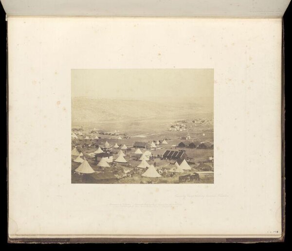 Fenton, Roger, Cavalry Camp, looking towards Kadikoi