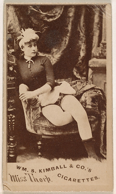 William S. Kimball & Company, Miss Thorp, from the Actresses series (N203) issued by Wm. S. Kimball & Co.