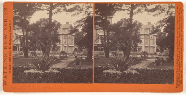 Carleton Watkins, [Hotel Del Monte with gardens. Monterey, Cal.]