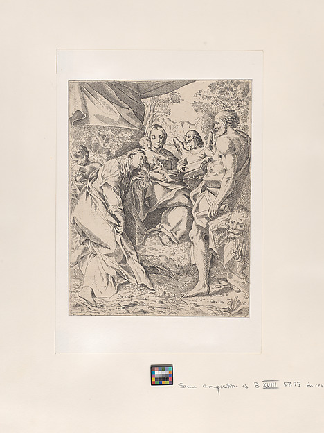 Anonymous, Virgin and Child, with Saints Jerome and Mary Magdalene and angels