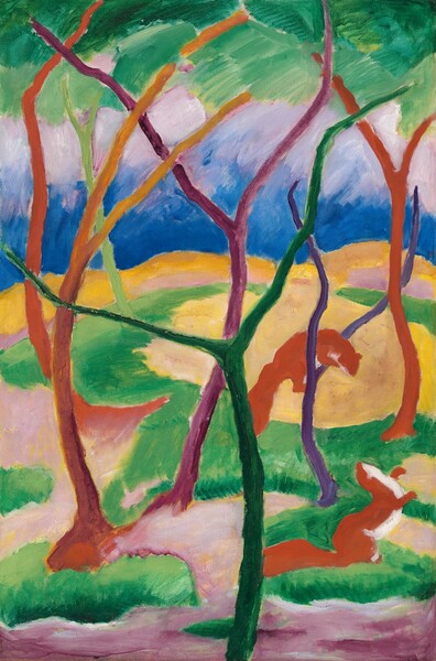 Franz Marc, Weasels at Play