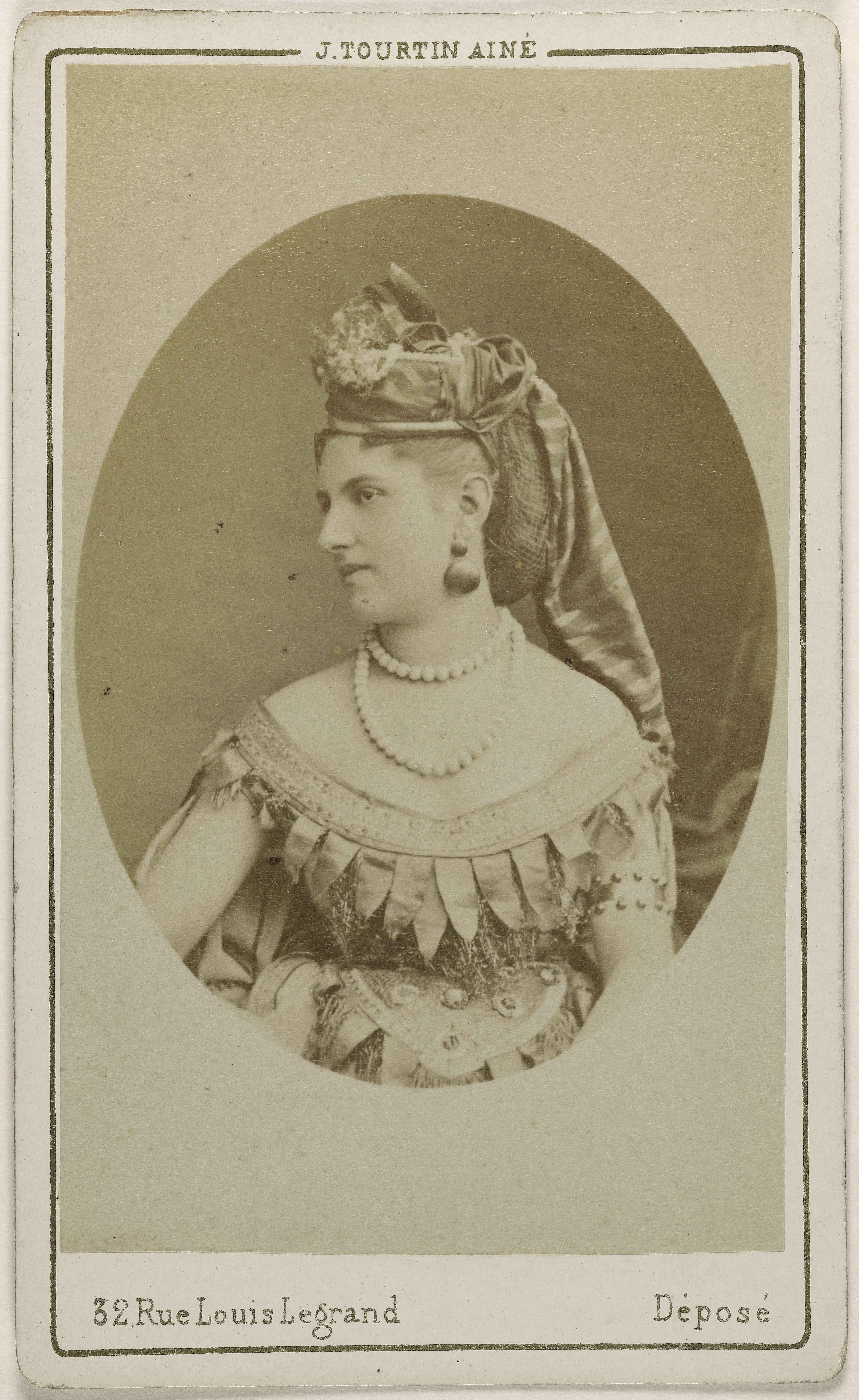 Joseph Tourtin, Portrait de Berthe, (actrice)