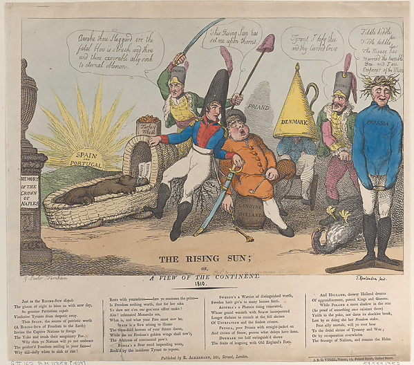 Thomas Rowlandson, The Rising Sun; Or, A View of the Continent
