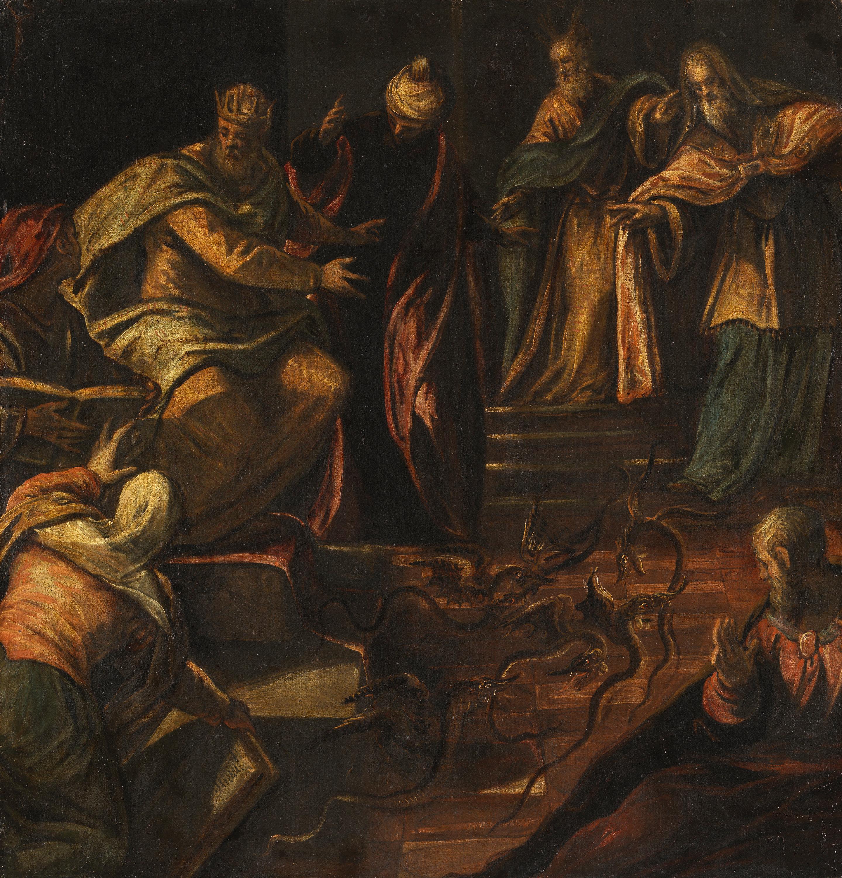 Jacopo Tintoretto, Das mosaische Schlangenwunder (Umkreis)
