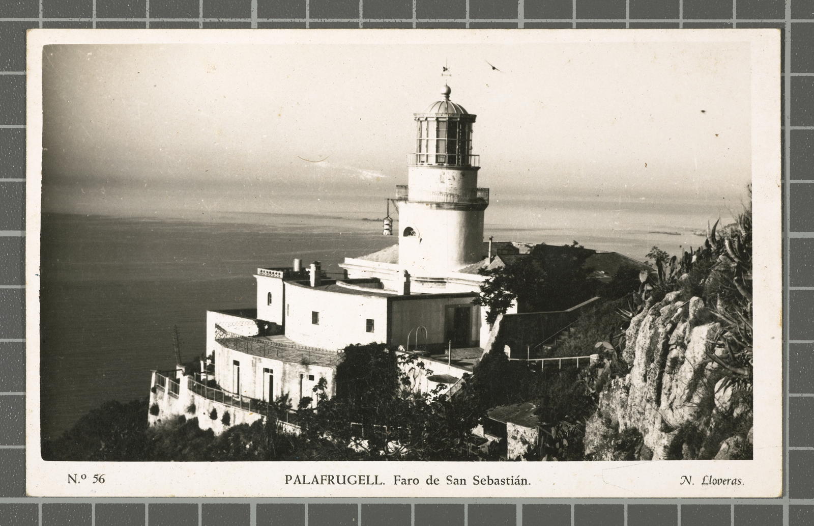 Desconegut, No. 56 Palafrugell. Lighthouse of San Sebastian