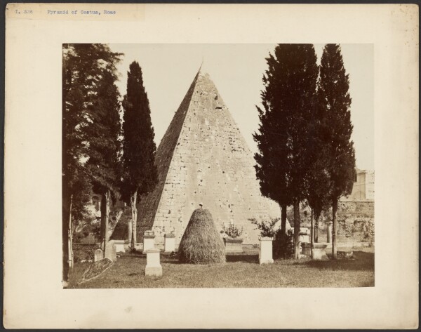 Unknown, [Pyramid of Cestius, Rome]
